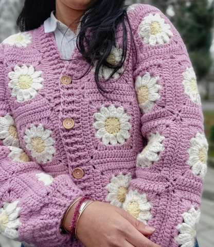 🌼 Daisy Dreams Cardigan Pattern