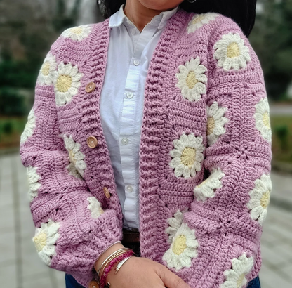 🌼 Daisy Dreams Cardigan Pattern