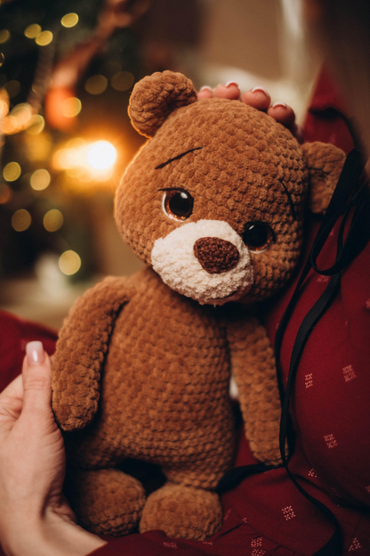 🧳 Teddy Bear Traveler Crochet Pattern