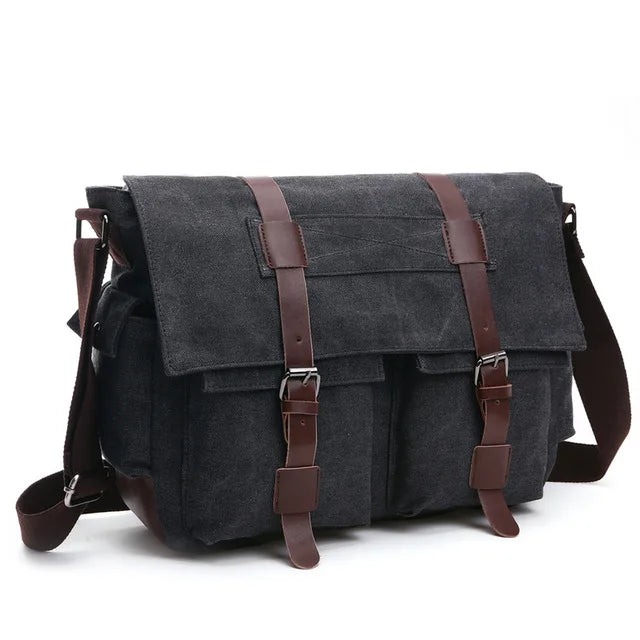 Sac à Bandoulière en Toile pour Homme