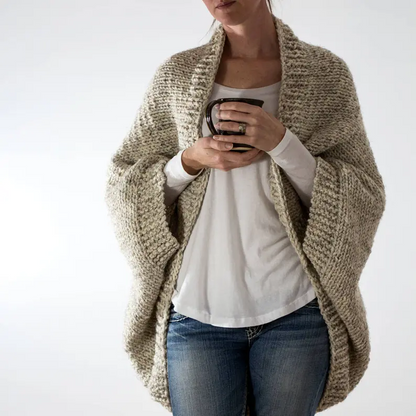 Super Easy Chunky Shrug Knitting Pattern