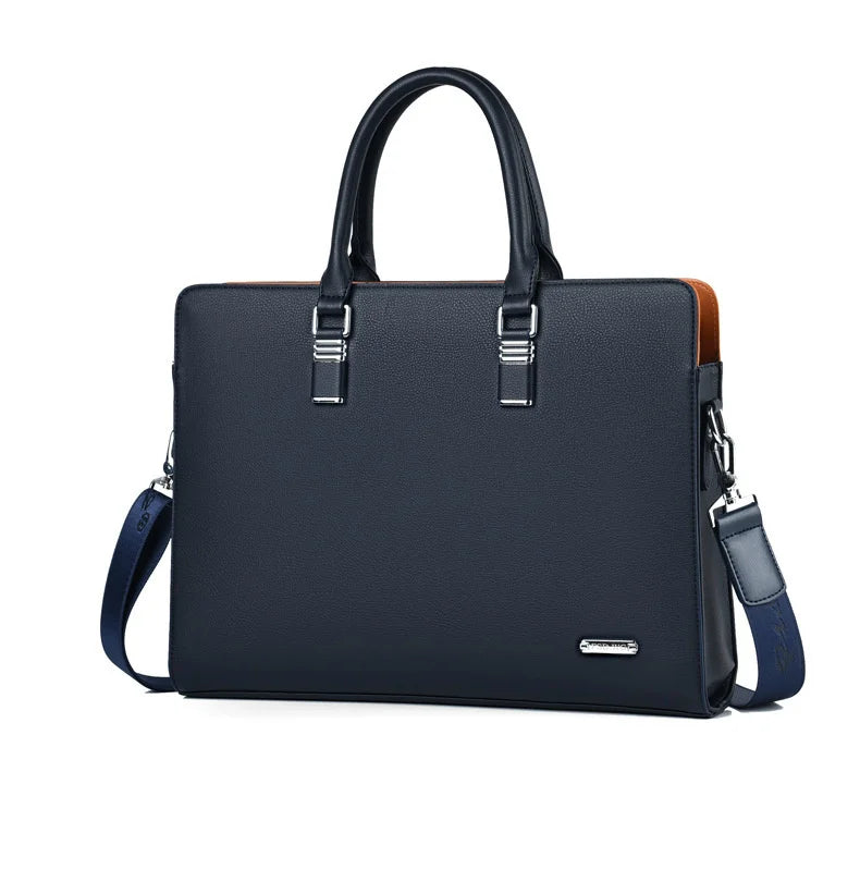 Sac Porte-Documents Homme en Cuir avec Bandoulière